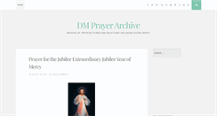 Desktop Screenshot of dmprayerarchive.com